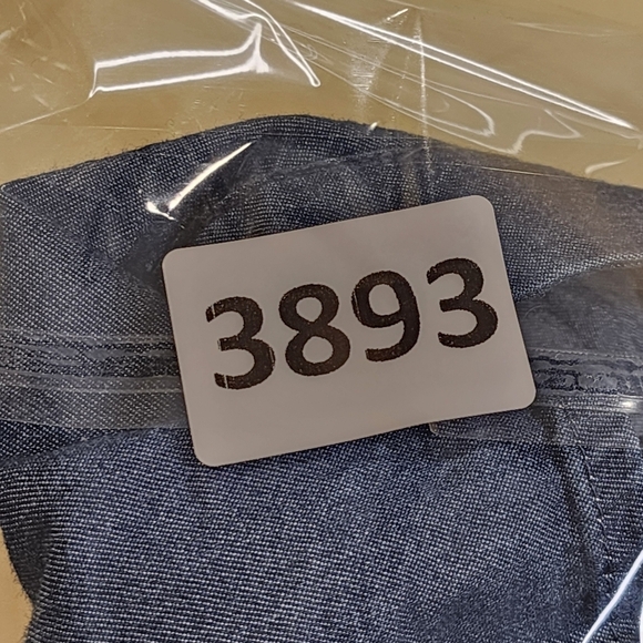 New York and Company Denim Chambray Button Front Roll up Sleeves Shirt D… - Picture 14 of 14